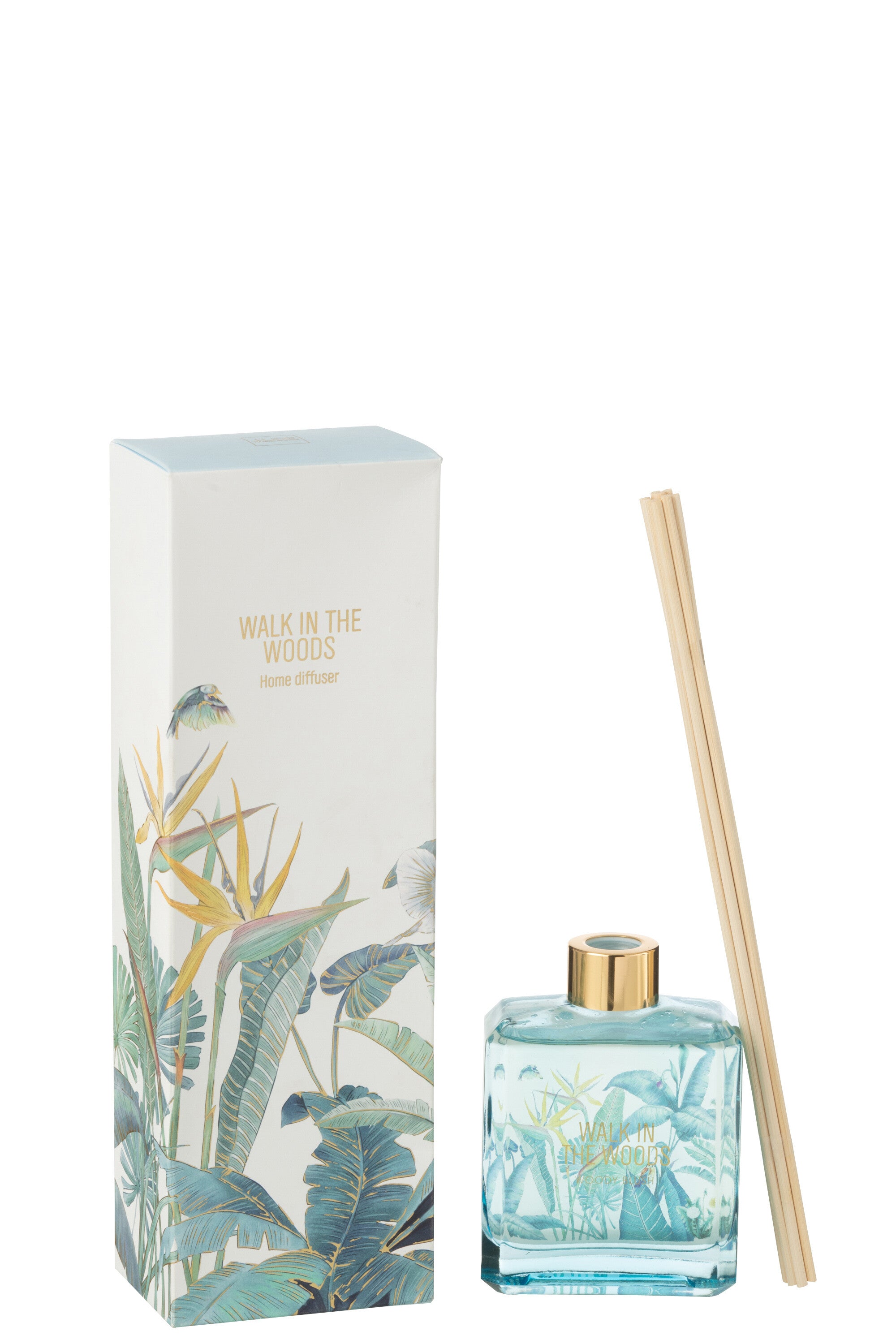 J-Line geurstokjes Walk In The Woods - Woody Blush - blauw -