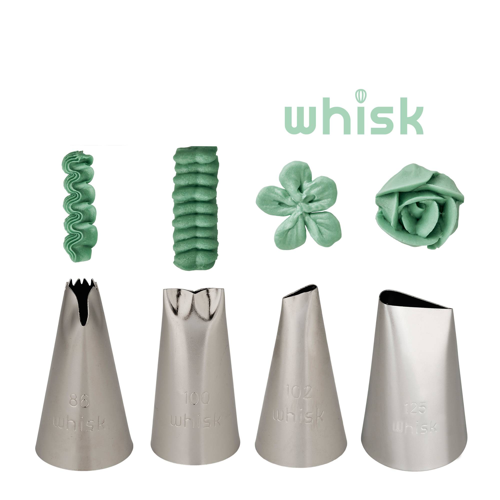 Whisk Ruffles Tip Set 4 Pack