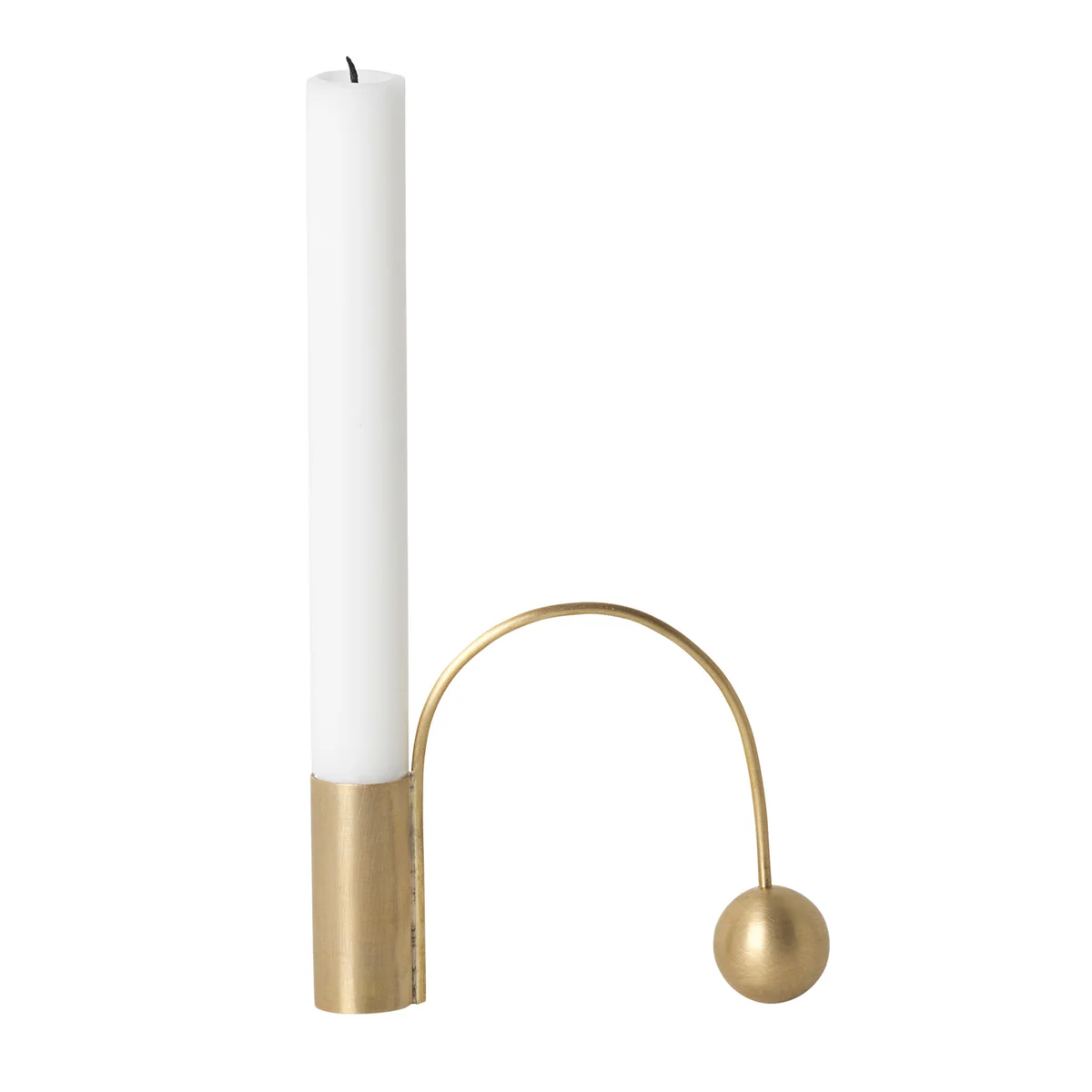 Ferm Living - Kerzenhalter Balance, Messing
