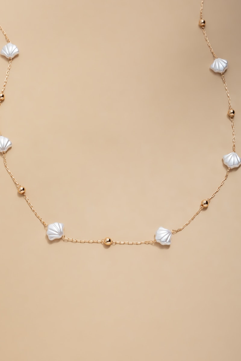 Sandra Shell Station Necklace