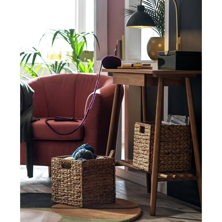 Habitat Set of 2 Hyacinth Square Basket