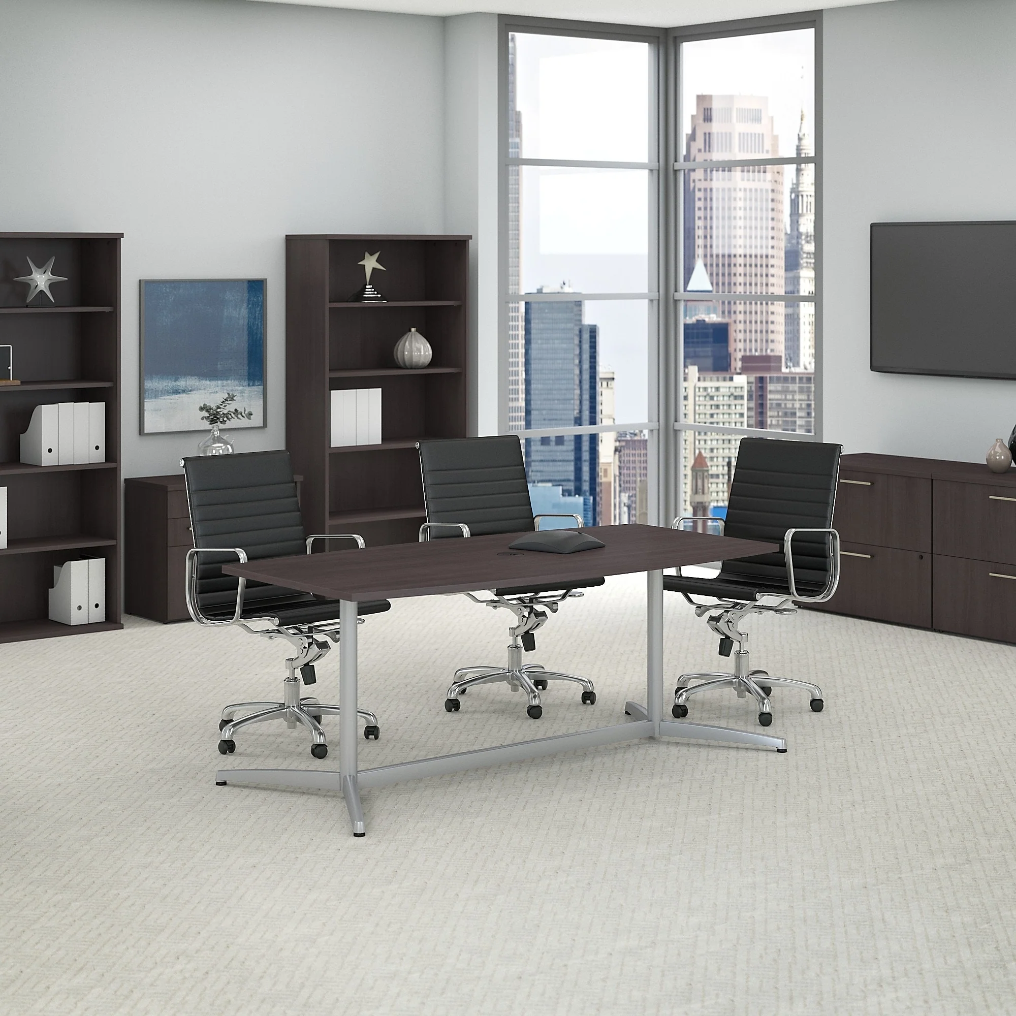 72-in. Conference Table w/ Metal Base by Bush Business Furniture