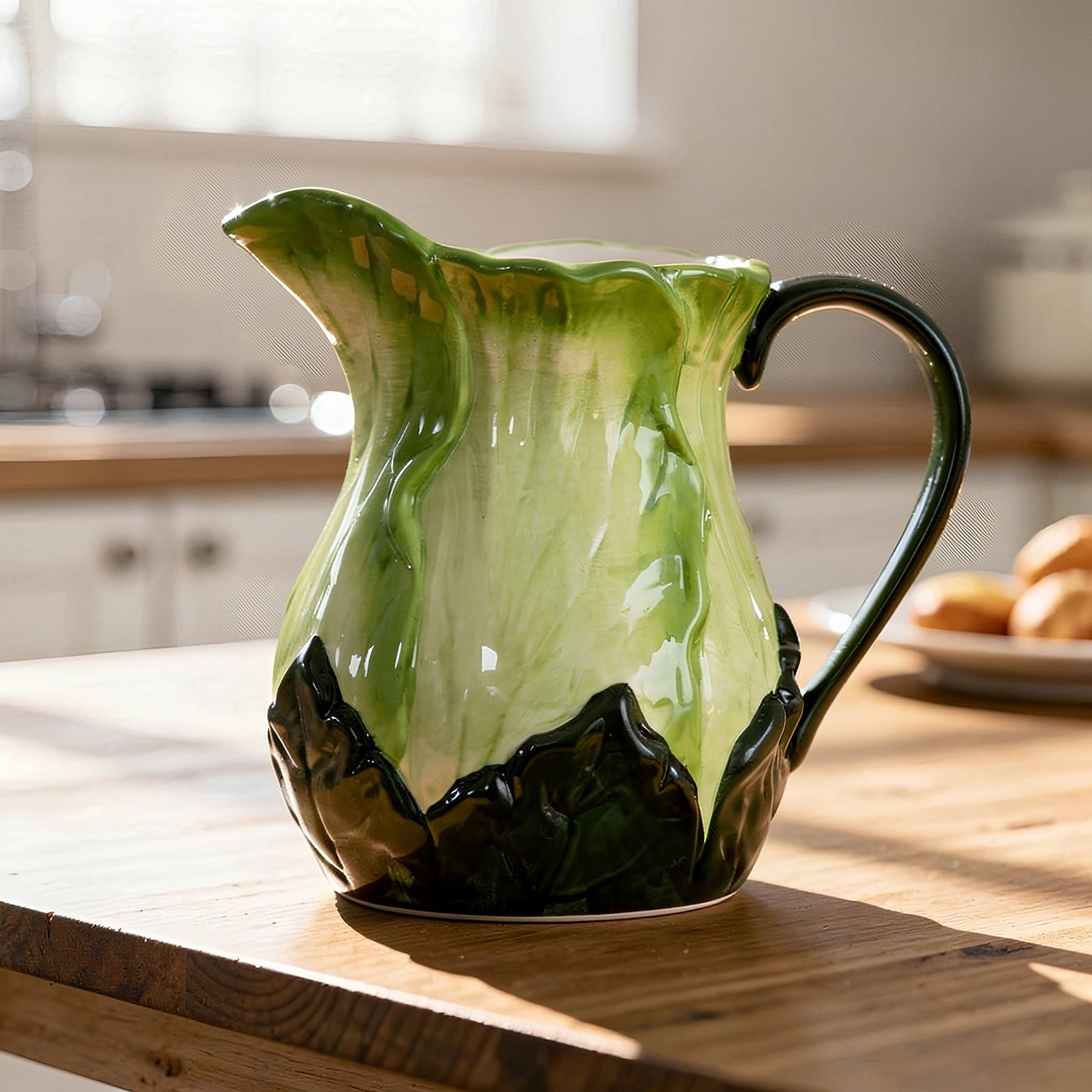 Brocca fiore verde 1,4 L terracotta Florafruit
