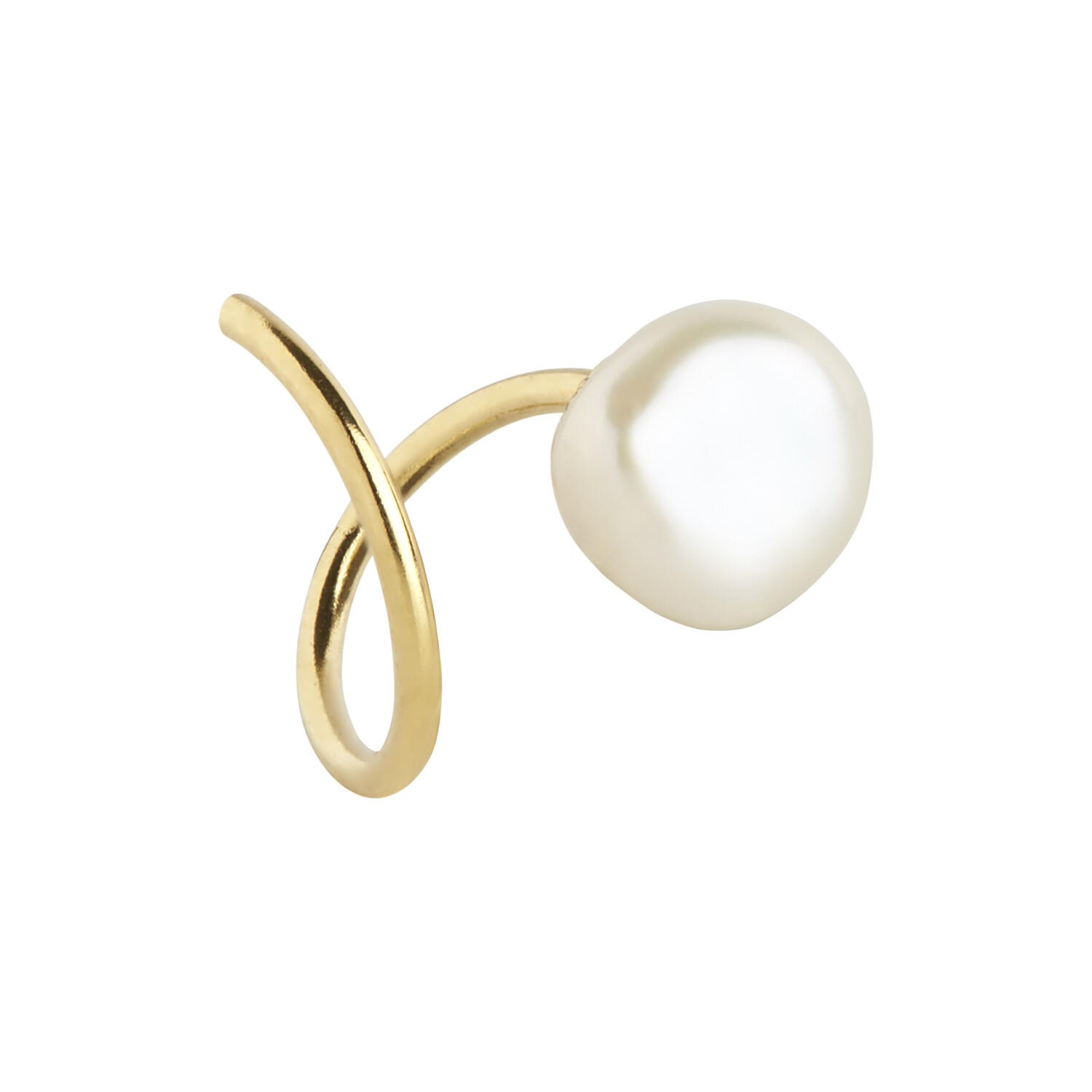 Baroque Twirl left, gold