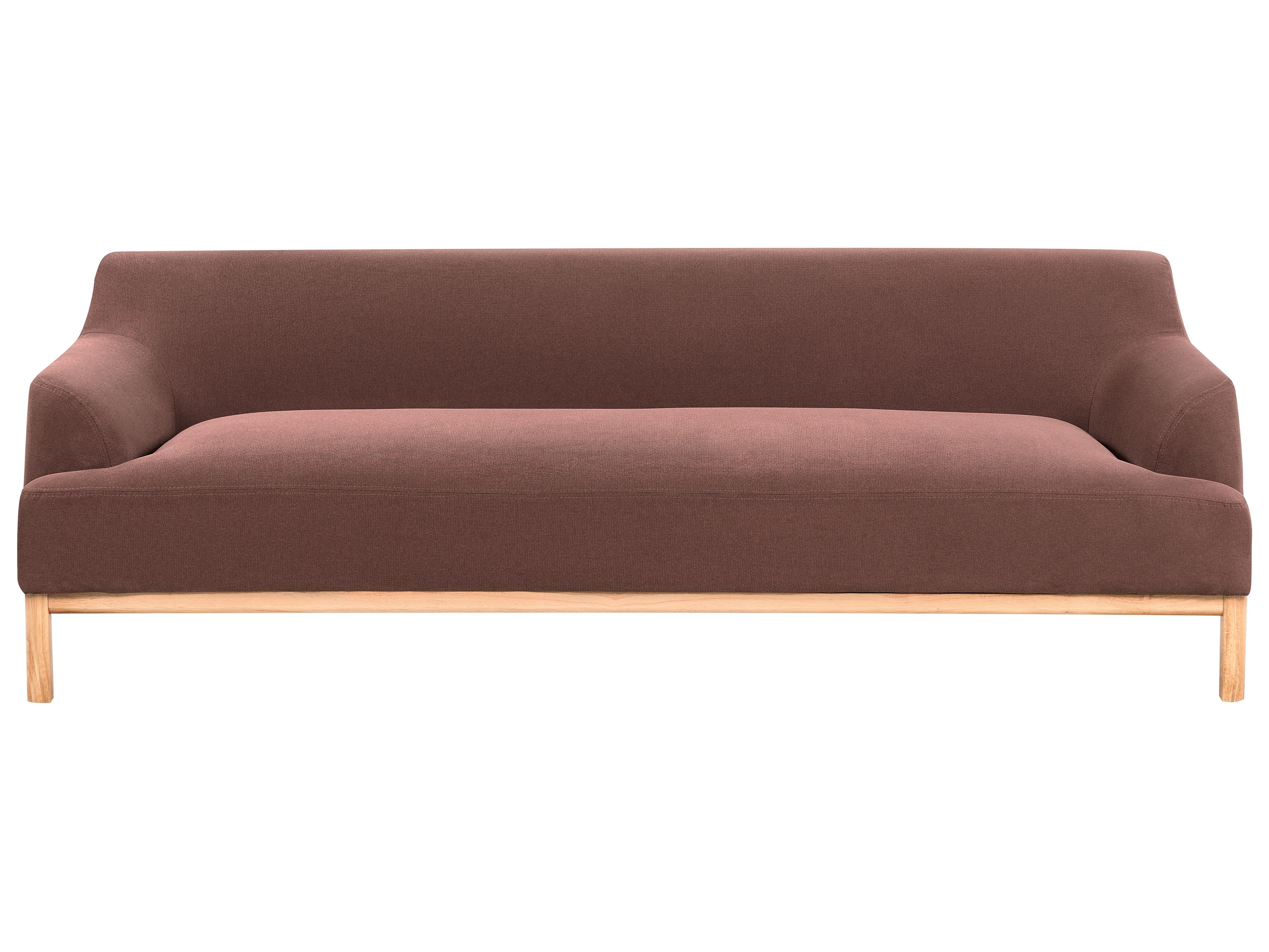 Sofa 3 Seater SOSJO Fabric Burgundy