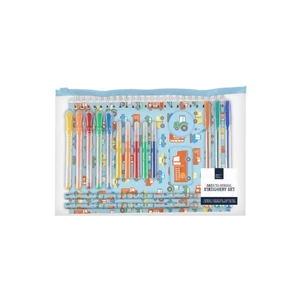 Back to School Stationery Set for Boys – 18 Pack