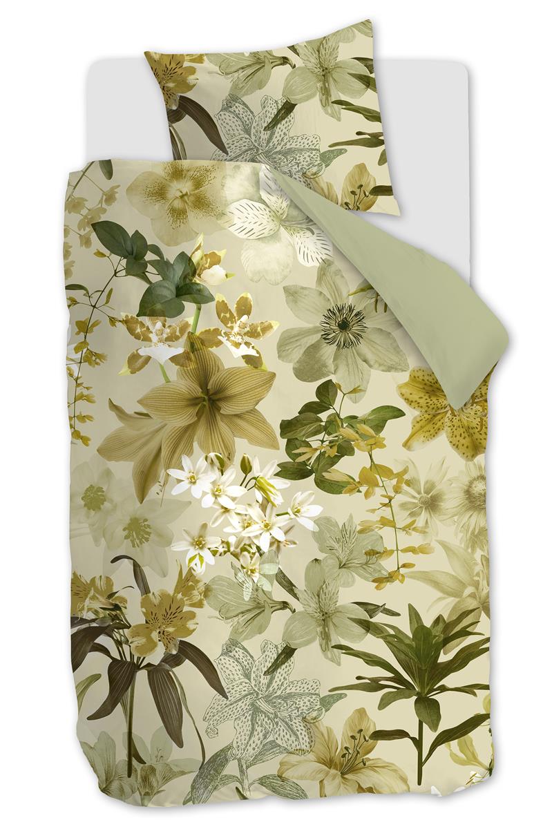 Beddinghouse dekbedovertrek Kiley - 140x200/220 cm - groen