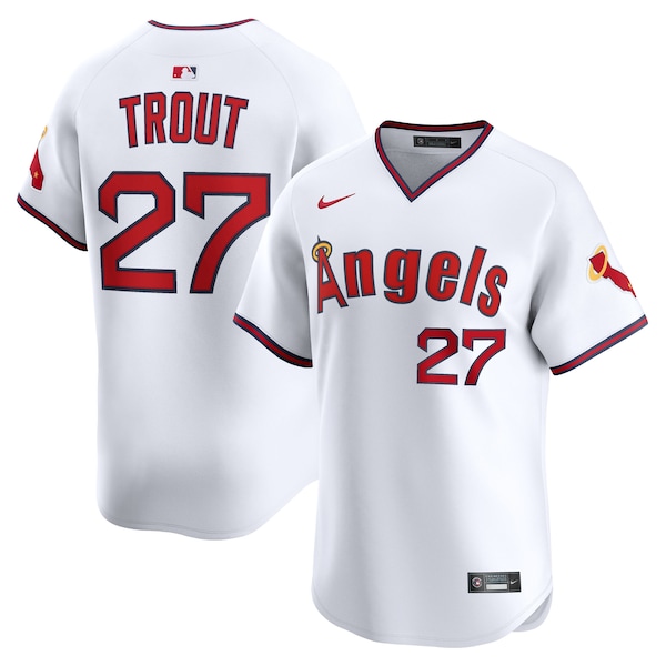Mike Trout Los Angeles Angels Nike Alternate Limited Jersey - White