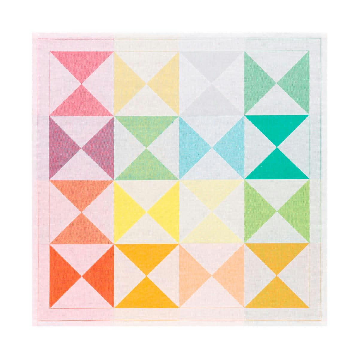 ORIGAMI - Serviette en coton multico 52 x 52