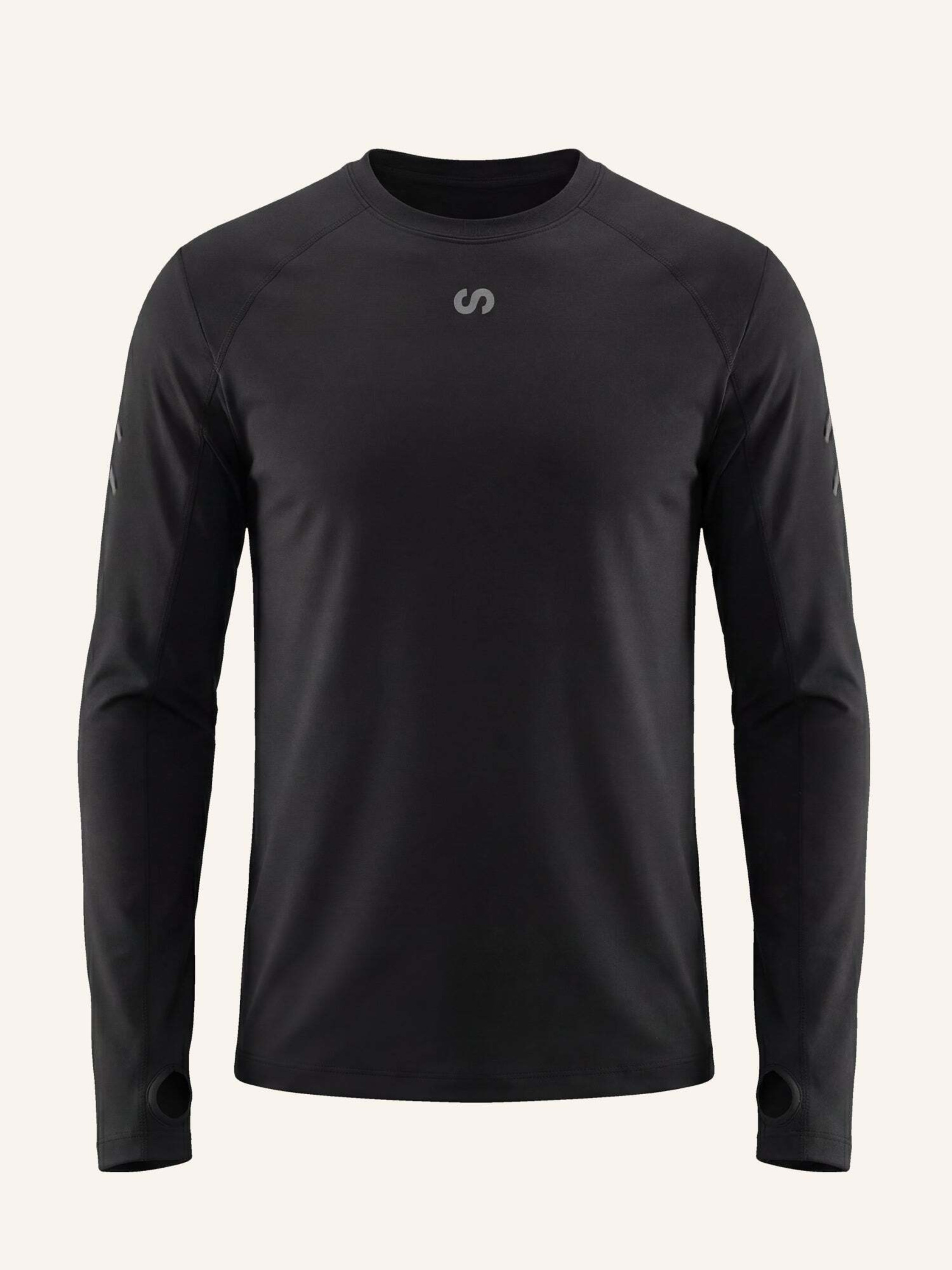 SNOCKS Laufshirt langarm Herren