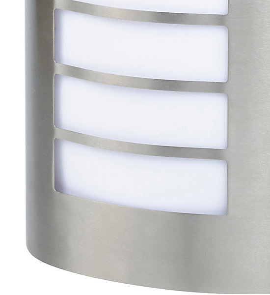 Applique murale Grandy E27 40W IP44 GoodHome gris chrome