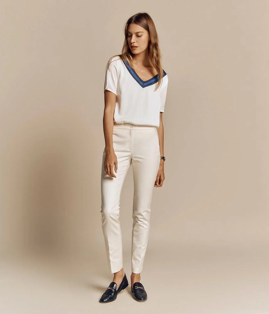 Pantalon droit POUNO77/77267/002