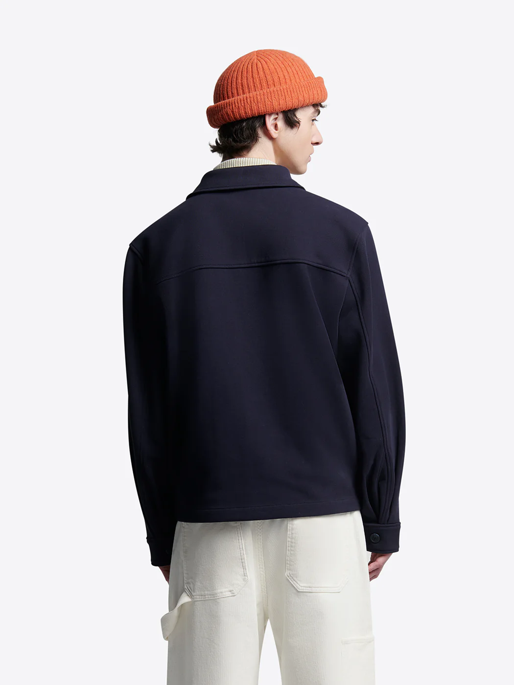 Sweat boutonné col chemise - L'atelier