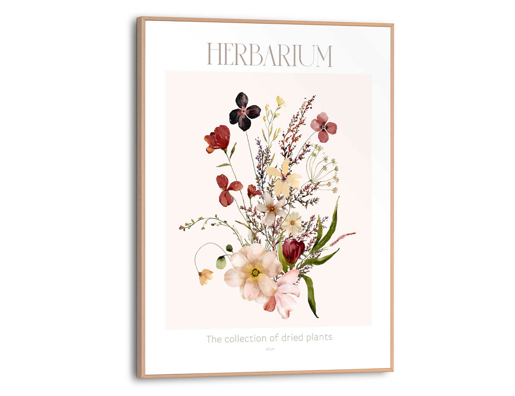 Bild Slim Frame Wood Herbarium