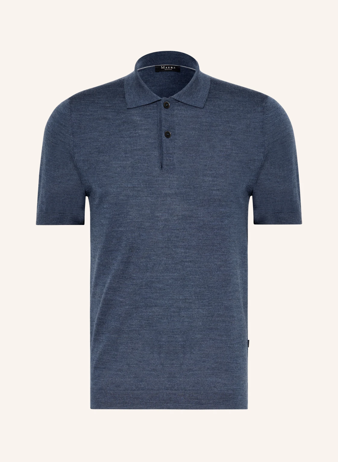 MAERZ MUENCHEN Strick-Poloshirt aus Merinowolle