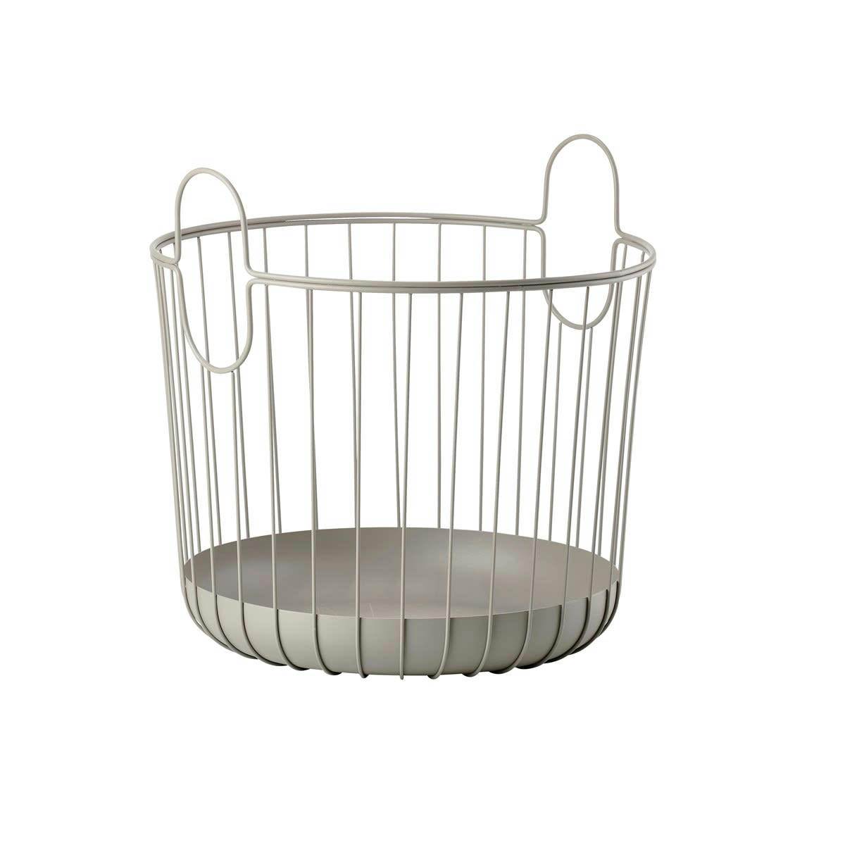 INU - Panier en fer taupe