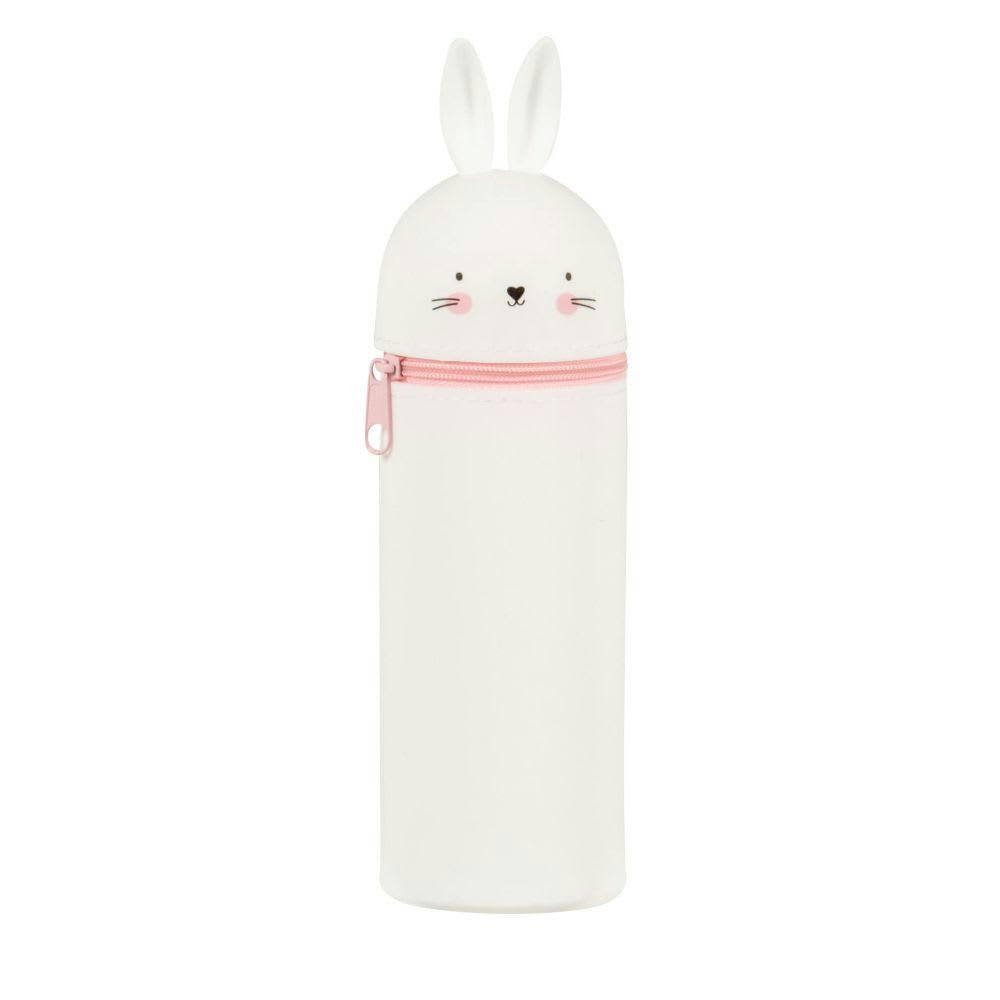 - Trousse lapin rose et blanche