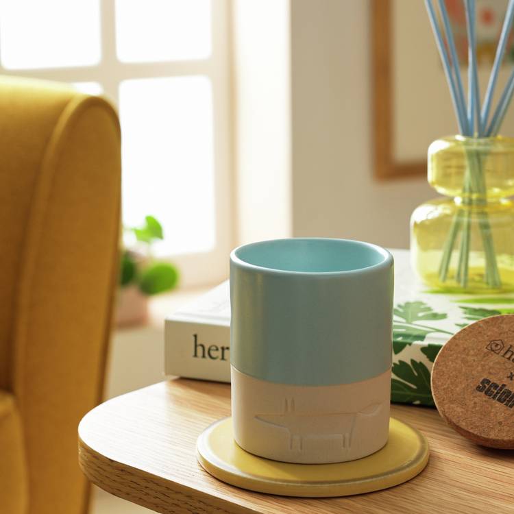 Habitat x Scion Ceramic Candle - Mandarin & Violet