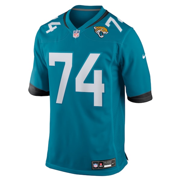 Fred Johnson Jacksonville Jaguars Nike Team Game Jersey -  Teal