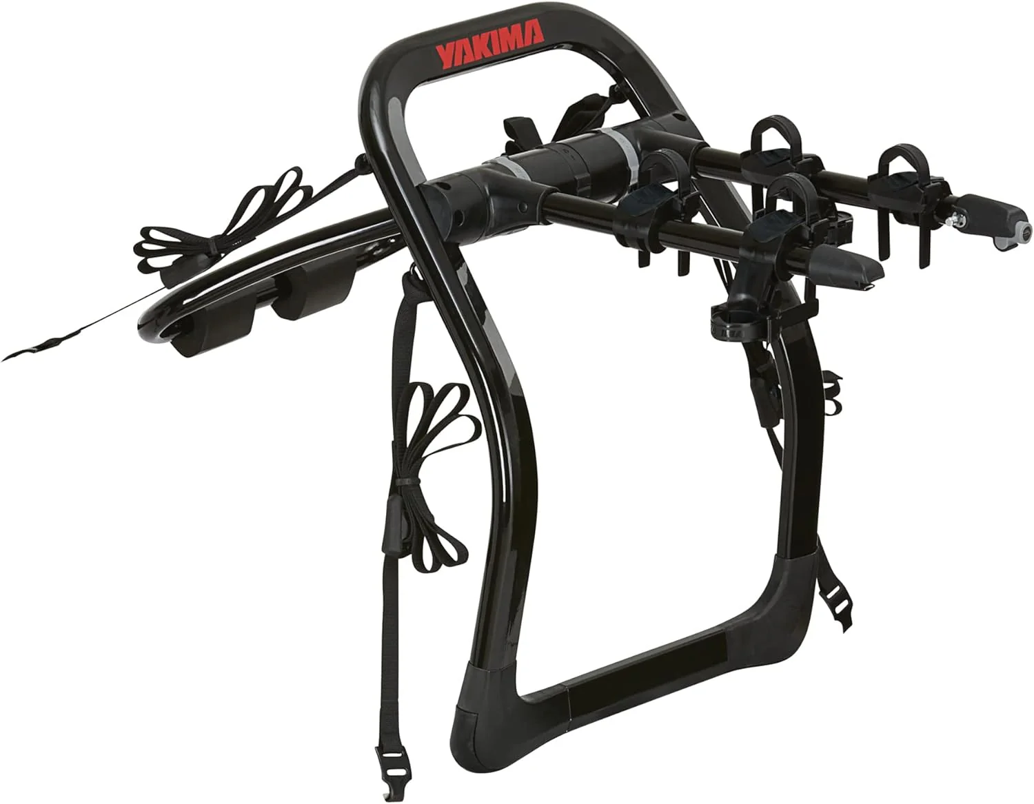 3-Bike Full-Speed Rear Rack Bike Carrier, Foldable, SKS Lock, Bottle Opener