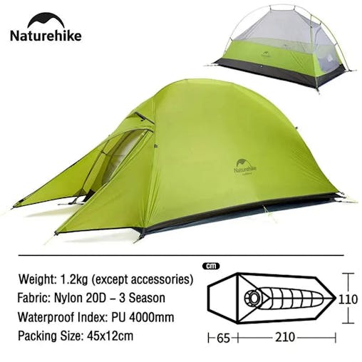 NNEOBA Camping Tent Ultralight Portable