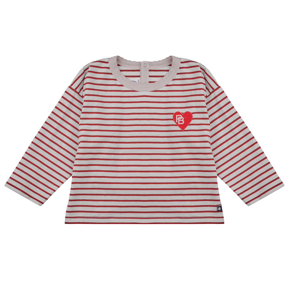 Petit Bateau - CANAUX - Beige / Bordeaux