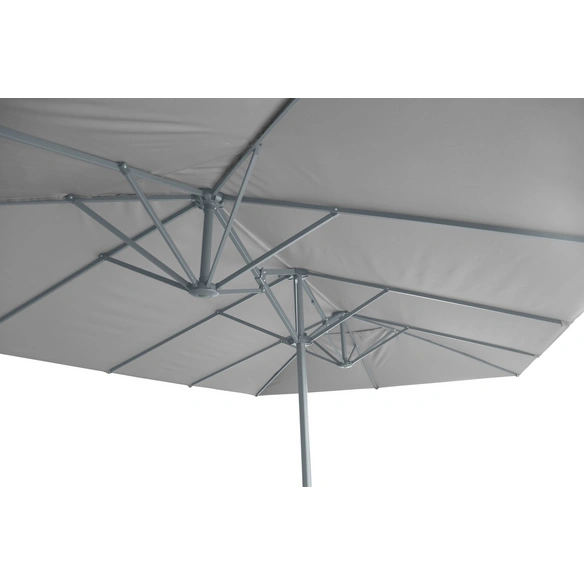 Sonnenschirm, BxH: 460 x 207 cm, lichtgrau