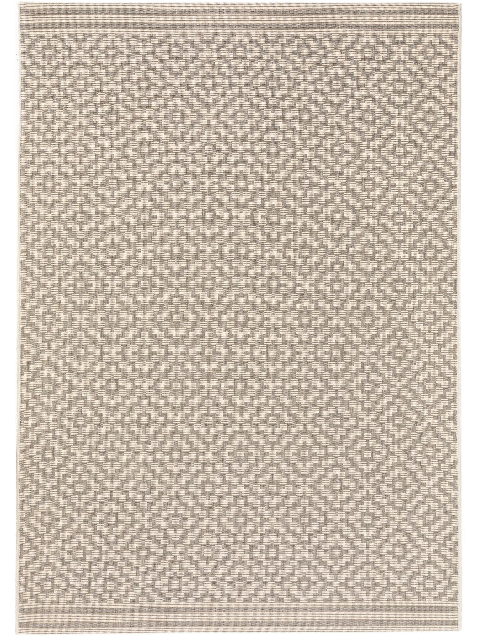 METRO - Tapis d'extérieur & intérieur gris 120x170