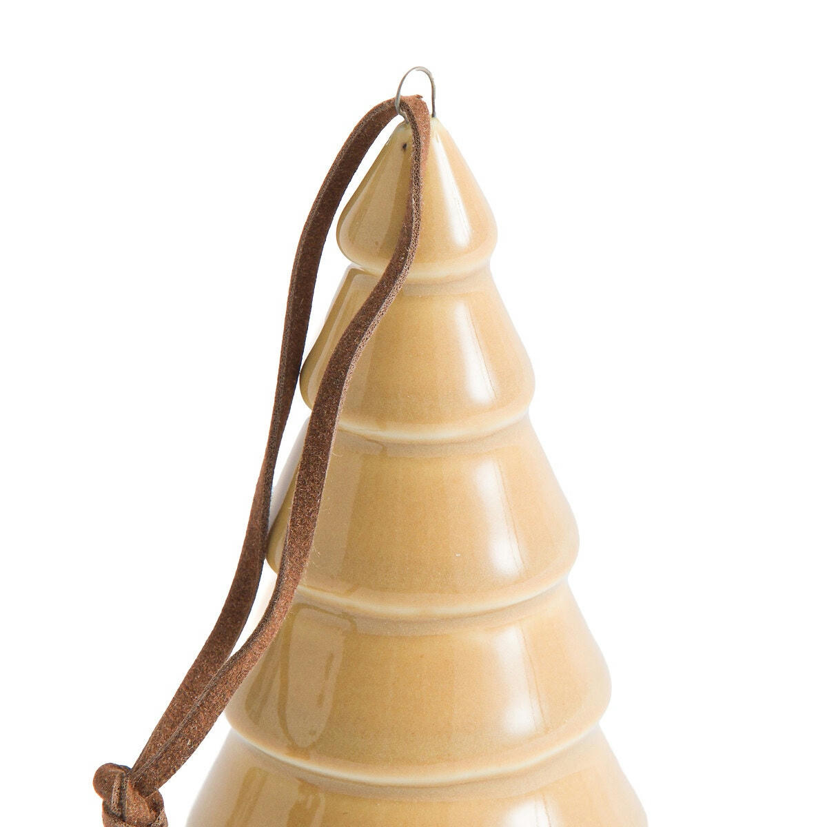Lot de 3 sapins à suspendre en porcelaine, Caspar
