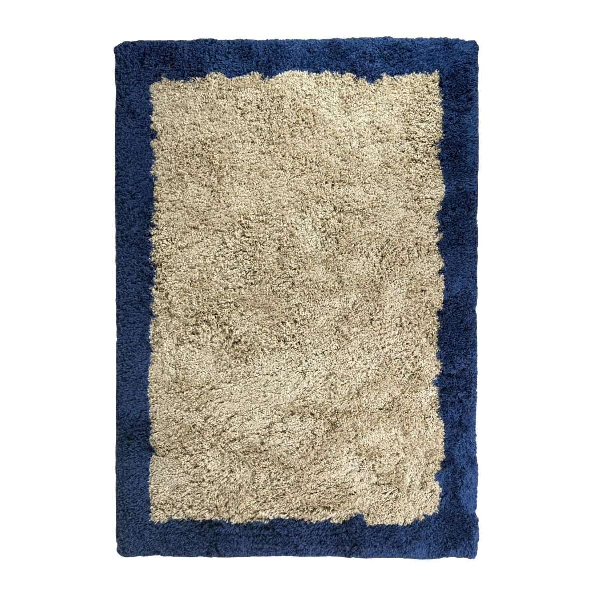 Interieur05 vloerkleed Pilo - hoogpolig - beige/blauw - 200 x 290 cm