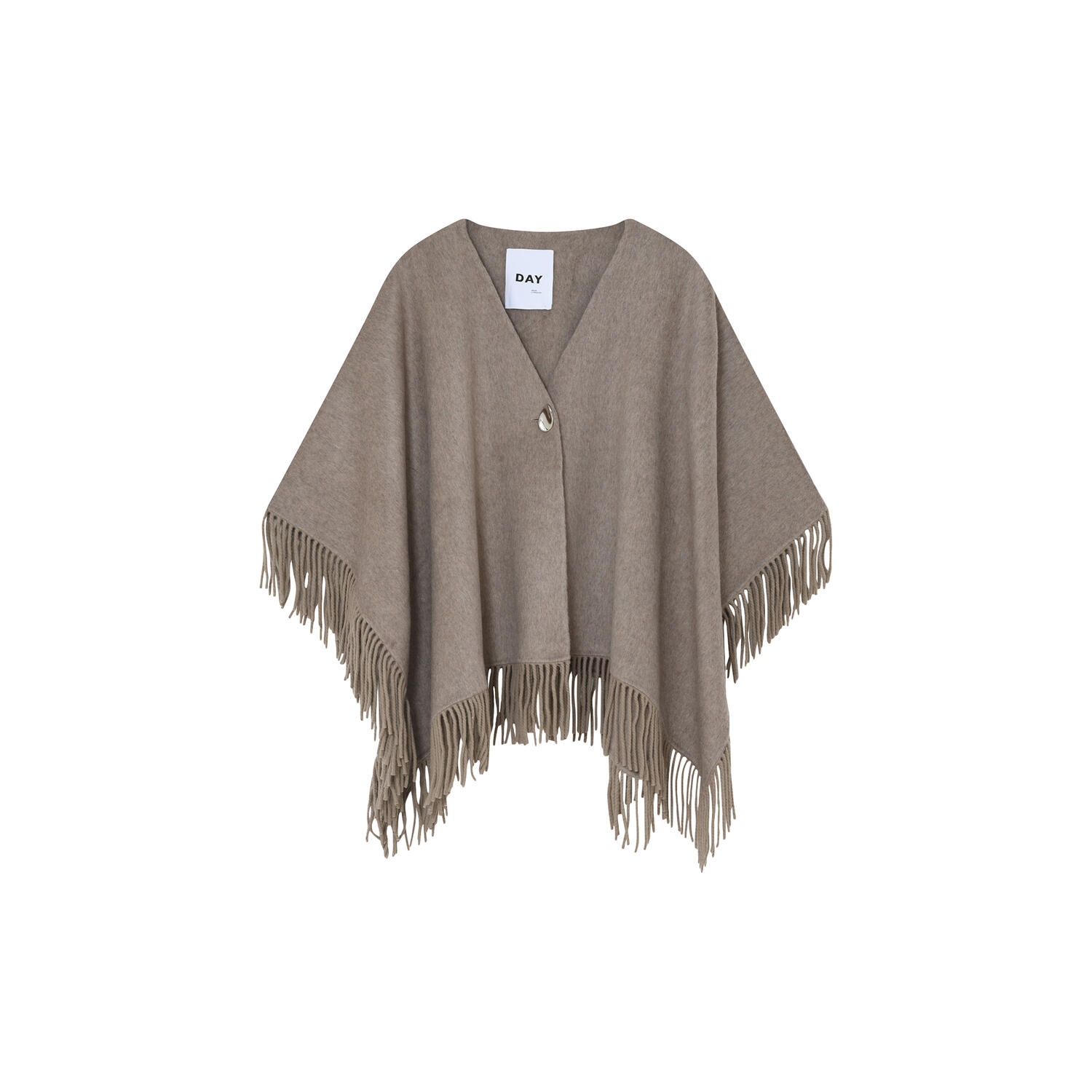 DAYSybil Fringes Double Faced Wool, beige melange