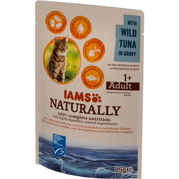 Katzen-Nassfutter »Naturally«, 85 g, Thunfisch