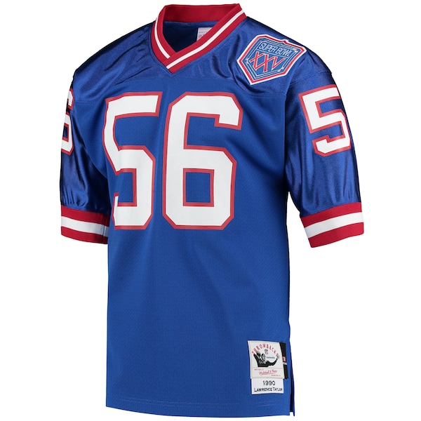 Lawrence Taylor New York Giants 1990 Authentic Throwback Retired Player Jersey - Royal
