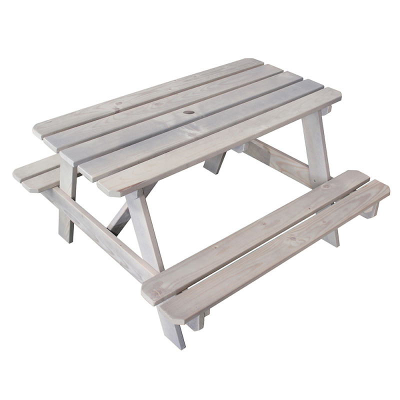 Table de jardin pique-nique pour enfant 90 x 91,5 x 50 cm