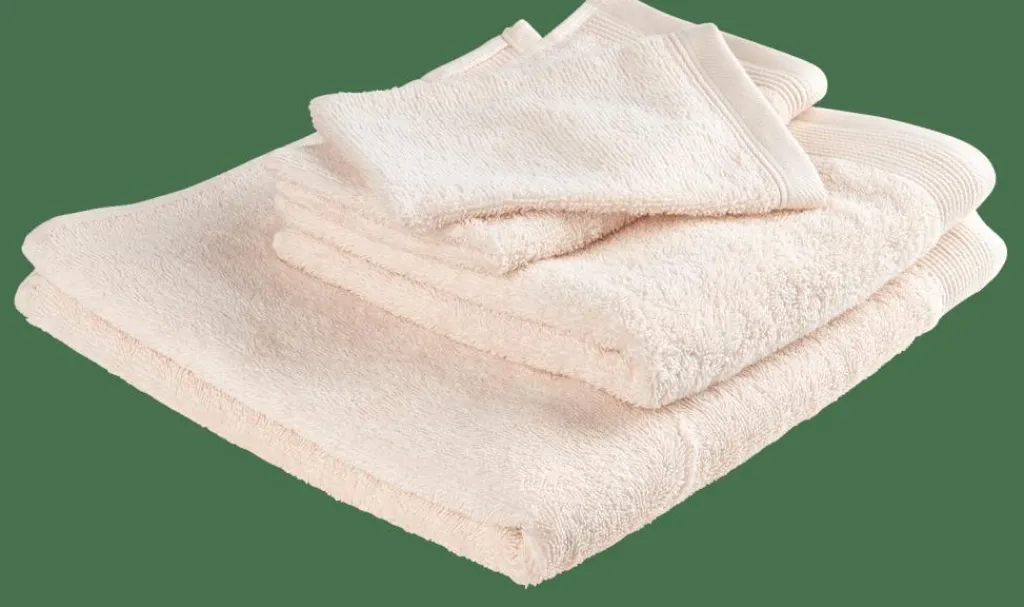 Gants De Toilette^CASA RECYCLE Gants De Toilette Set De 2 Crème