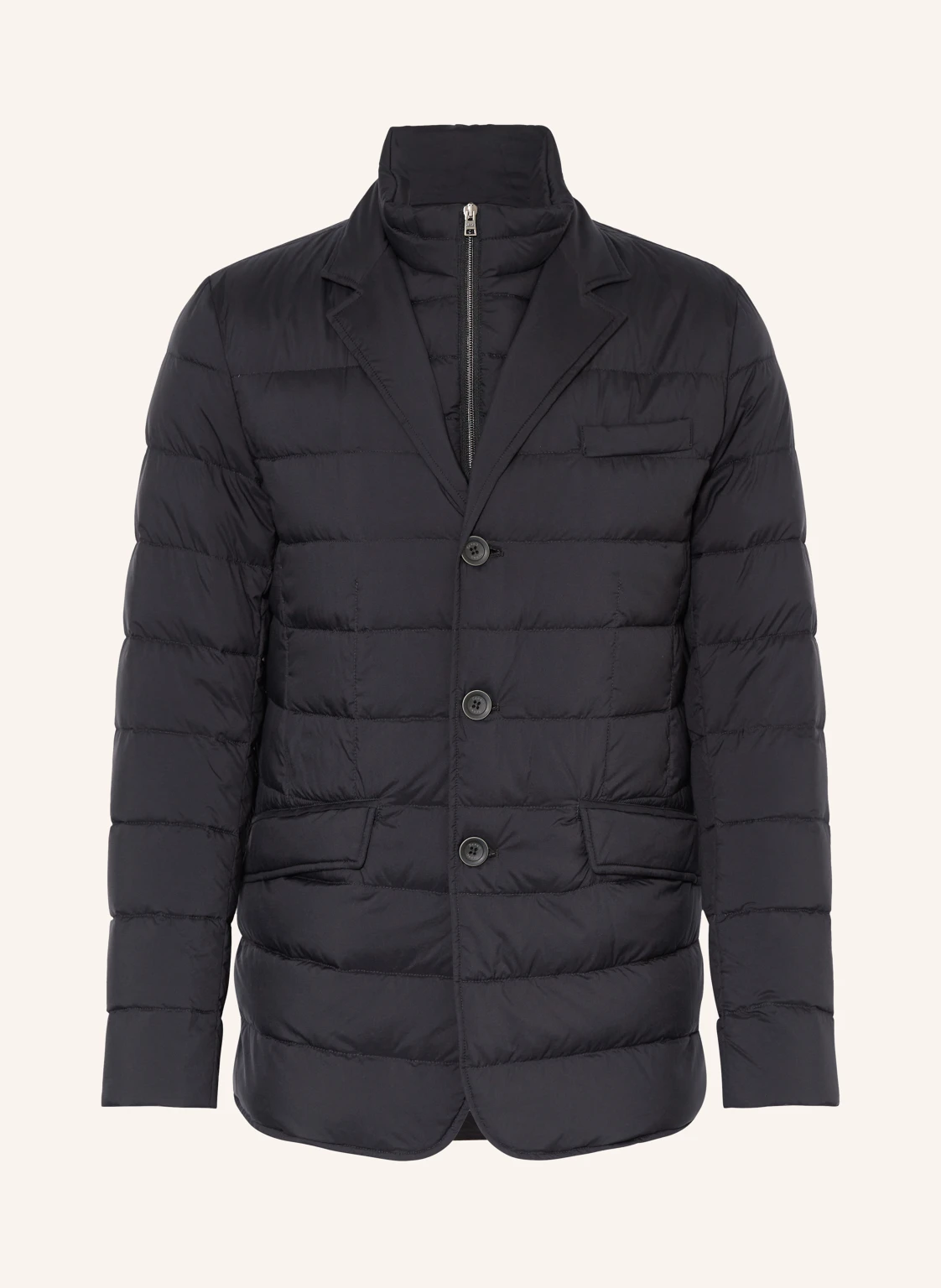 HERNO Lightweight-Daunenjacke mit herausnehmbarer Blende