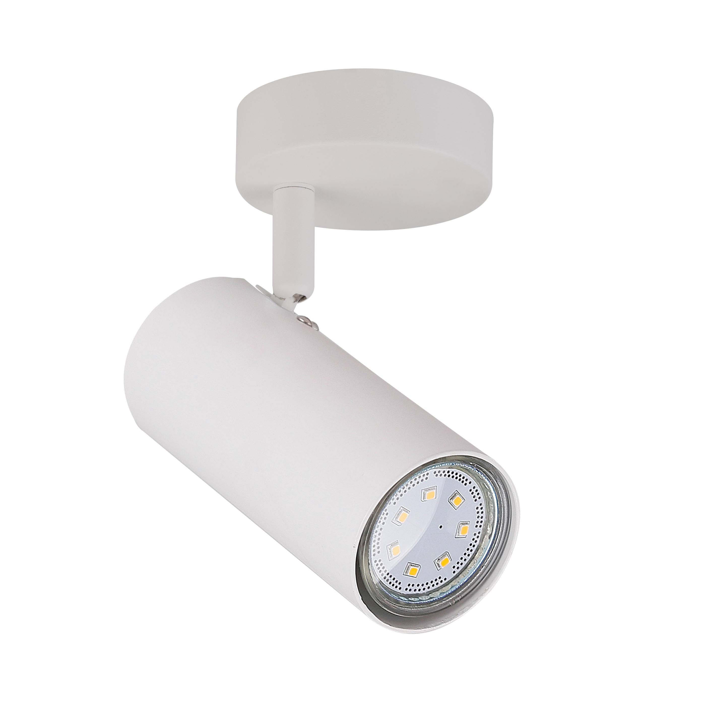 Lampa kinkiet COLLY biały 1x15w gu10 klosz biały