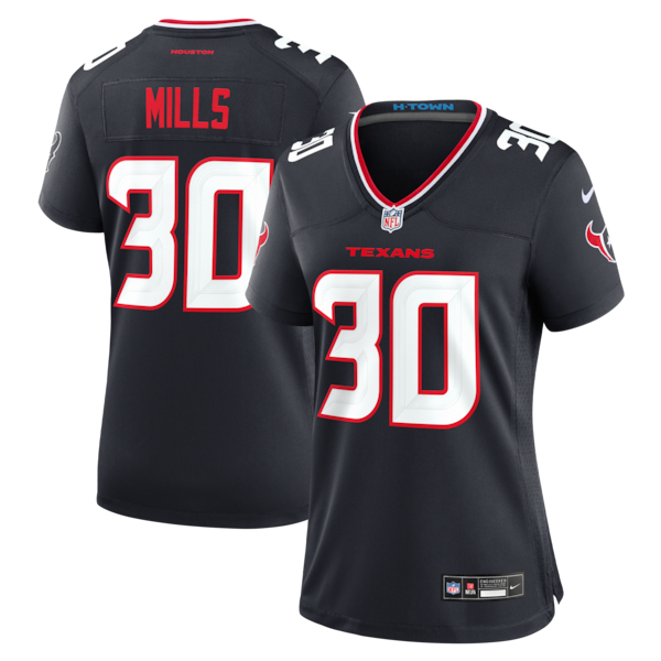 Jalen Mills Houston Texans Nike Women's Team Game Jersey -  Navy