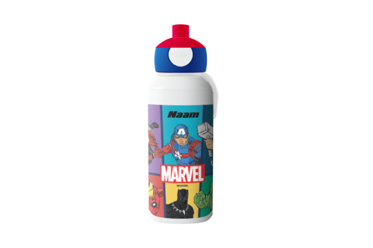 Ontwerp je eigen drinkfles pop-up Campus - Avengers
