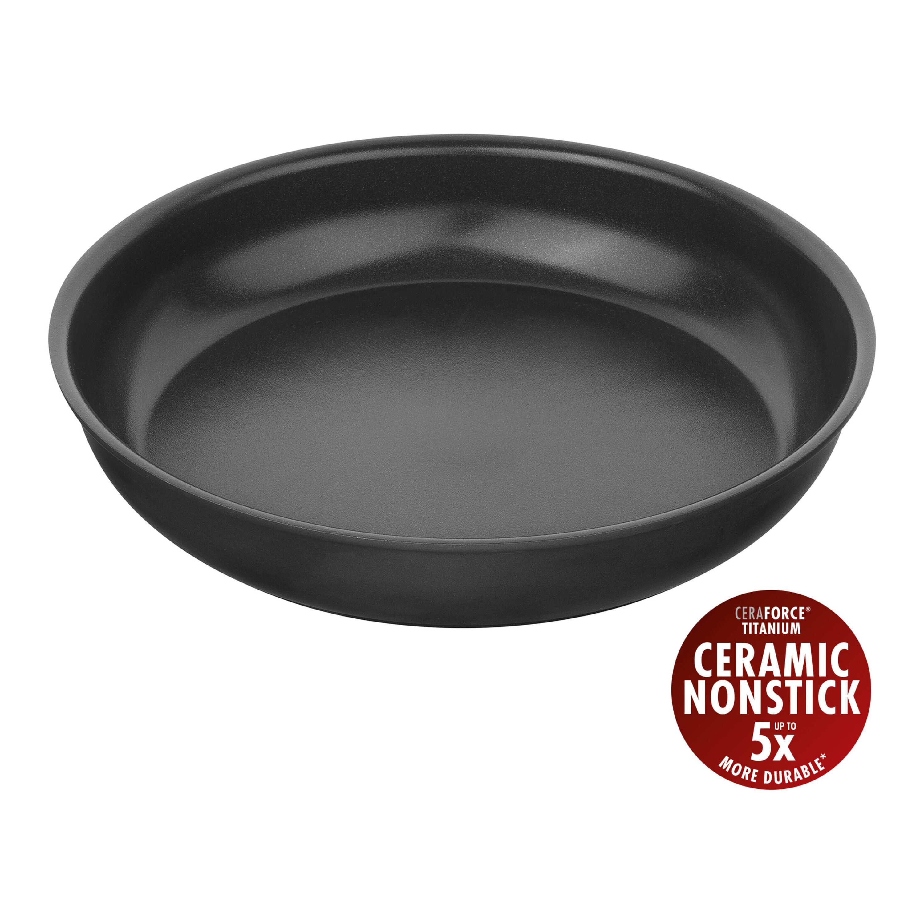 26 cm Aluminium Frying pan black
