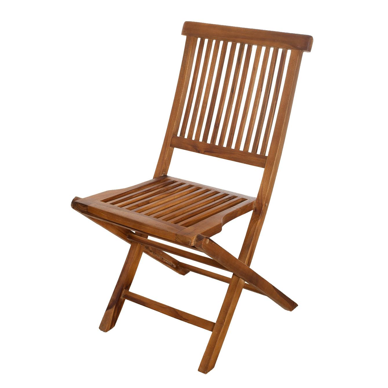 Chaise de jardin en teck massif huilé (lot de 2) MACAO