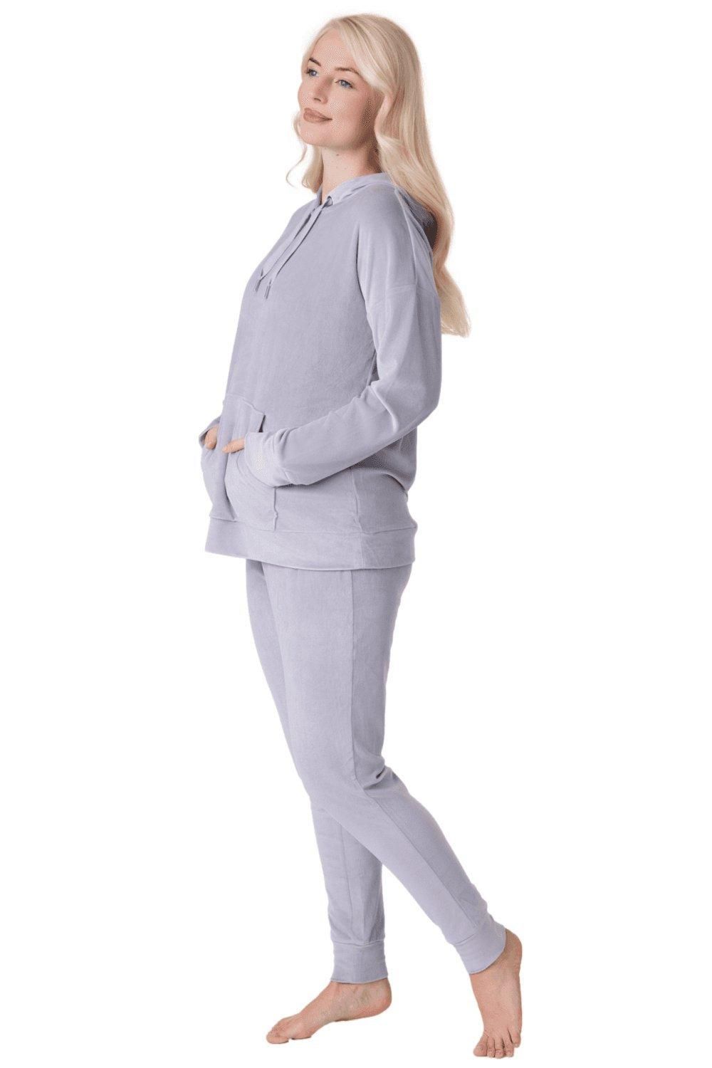 Camille Supersoft Velour Loungewear Pyjama Set