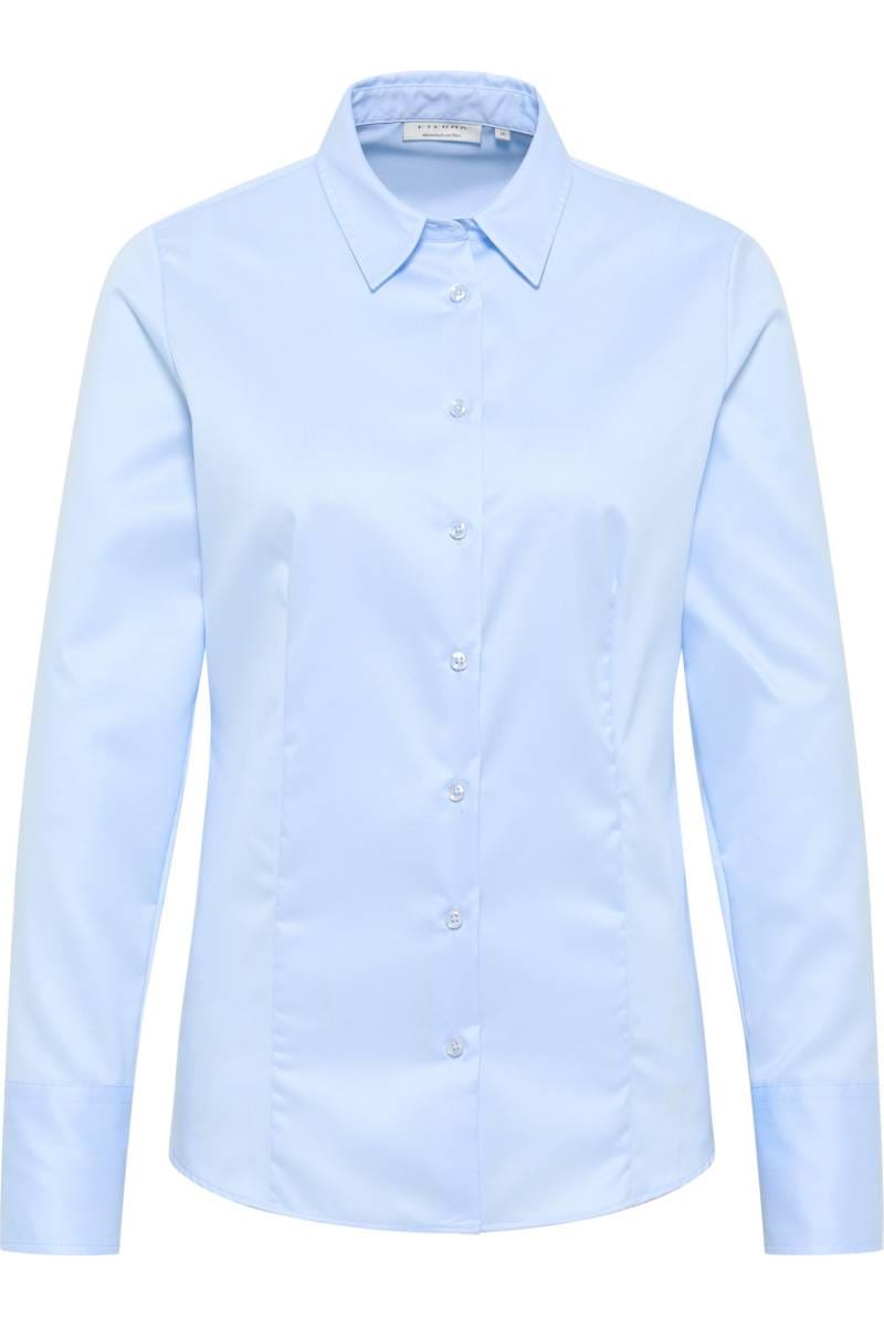 ETERNA Cover Shirt Regular Fit Bluse hellblau, Einfarbig