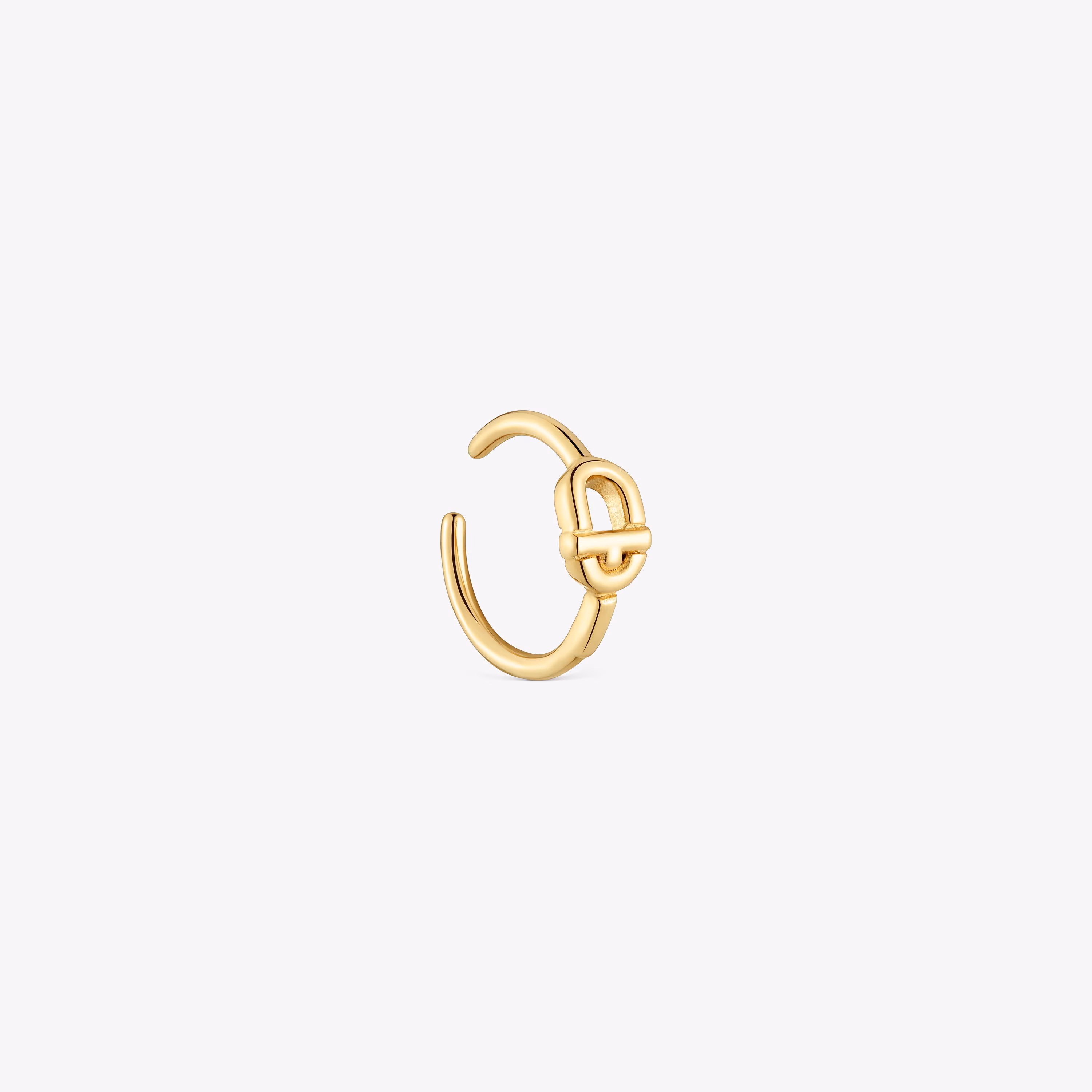 Earcuff con baño de oro 18 kt sobre plata TOUS MANIFESTO