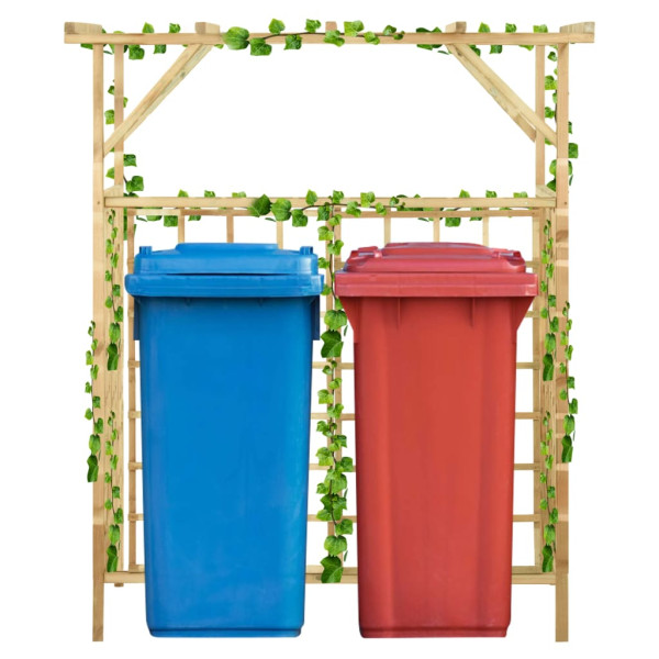 Pergola Brąz 140 x 80 x 168 cm Drewno sosnowe vidaXL