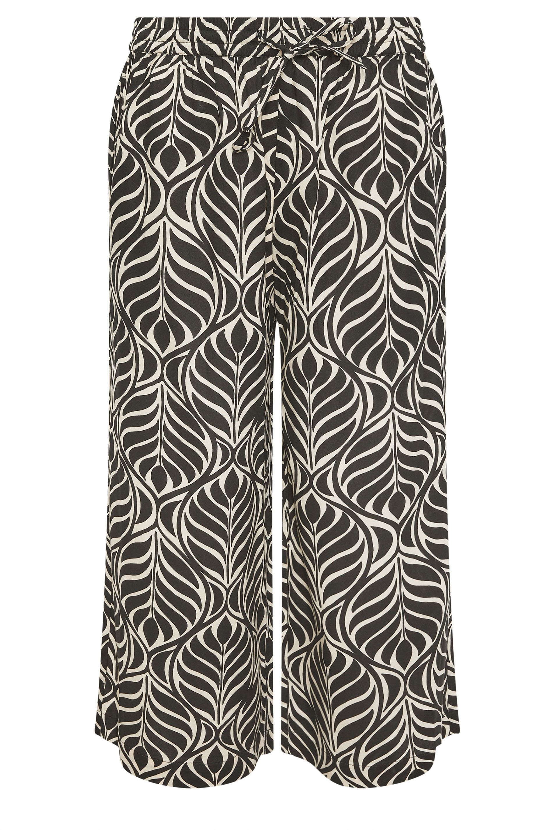M&Co Petite Abstract Print Culottes