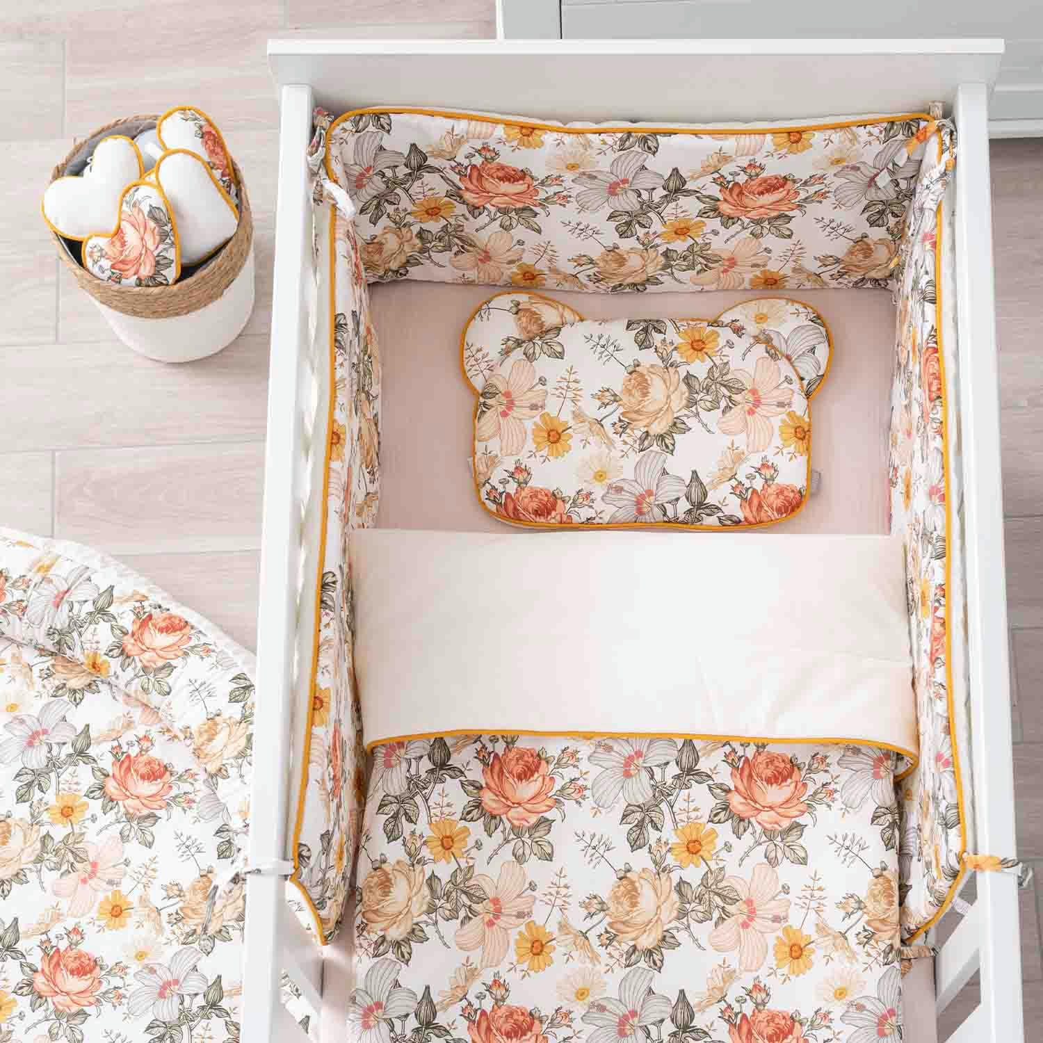 NÉO VINTAGE - Tour de lit universel  déhoussable Multicolore