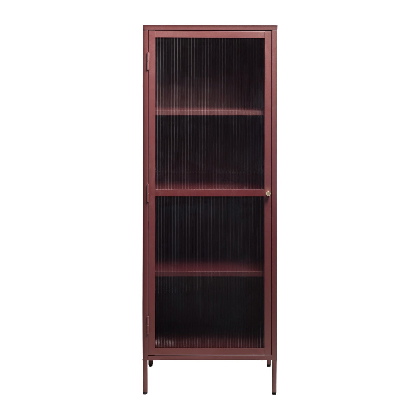 by fonQ Opal Vitrinekast - H 160 cm - Bordeaux