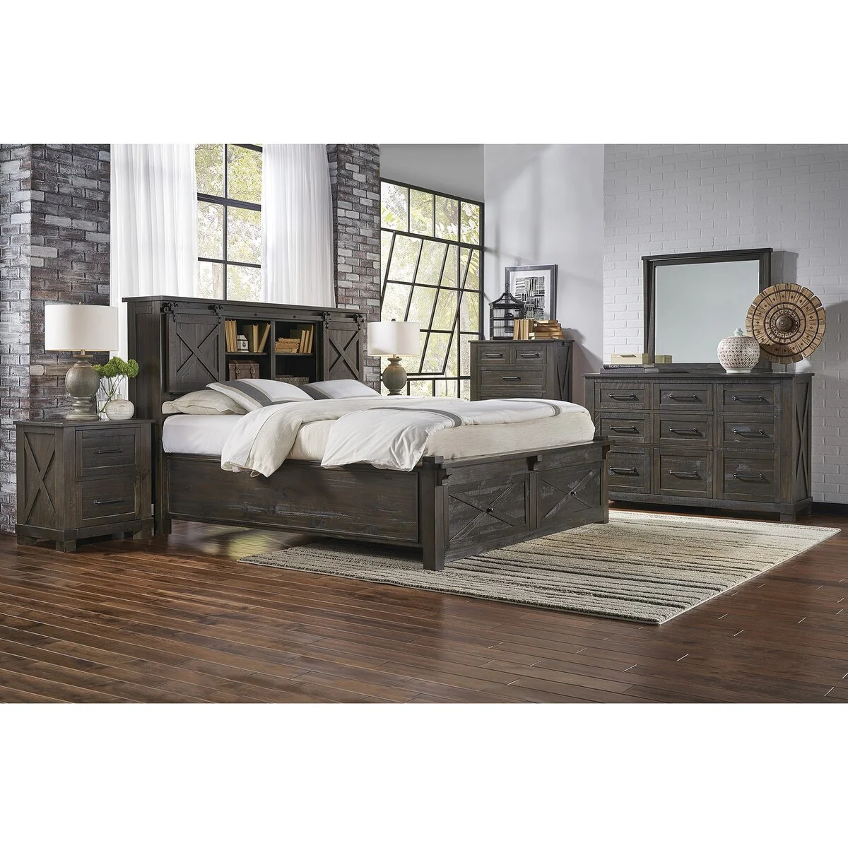 Simply Solid Sharla Solid Wood 6-piece Storage Bedroom Collection