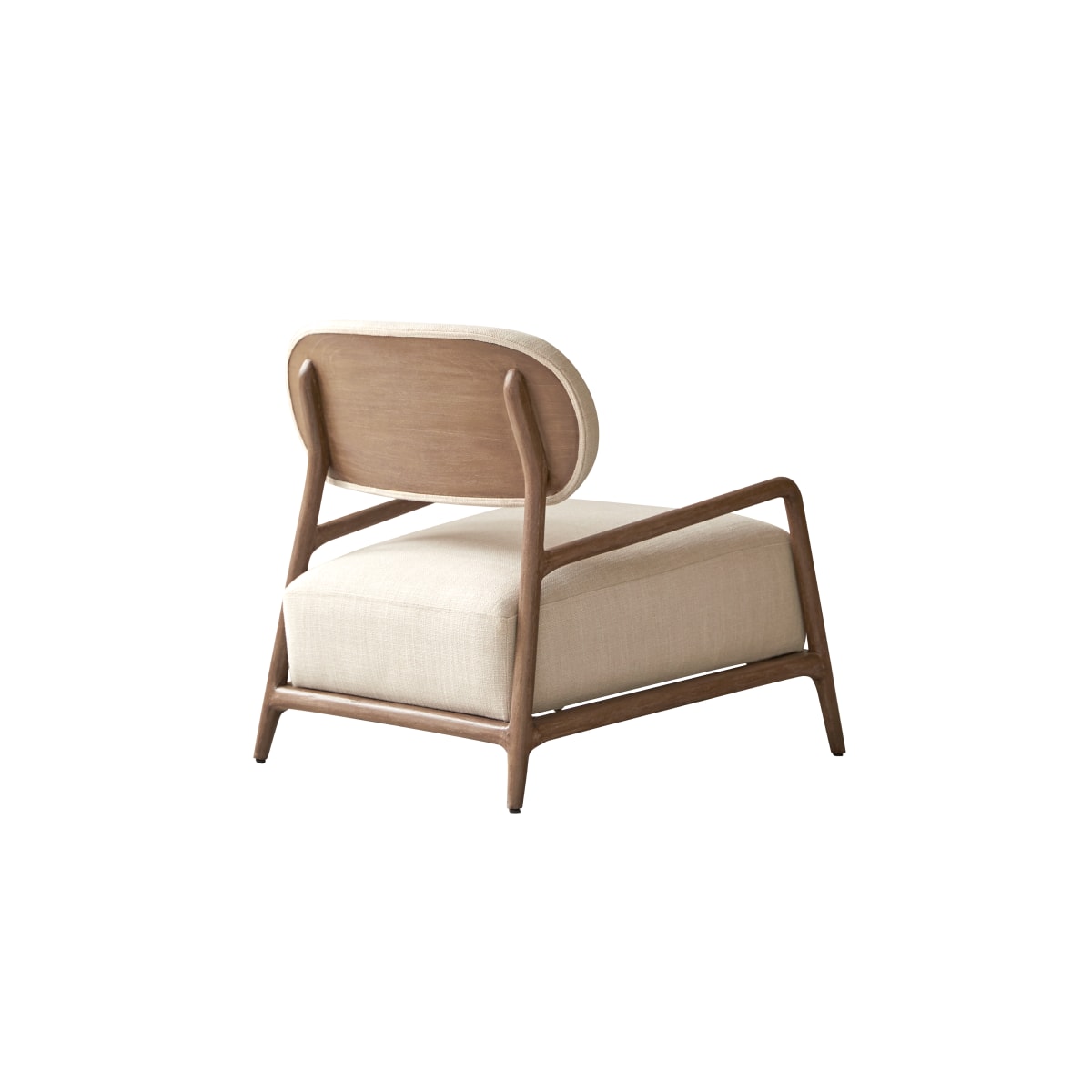 Tikamoon Fauteuil van massief mindi - Beige